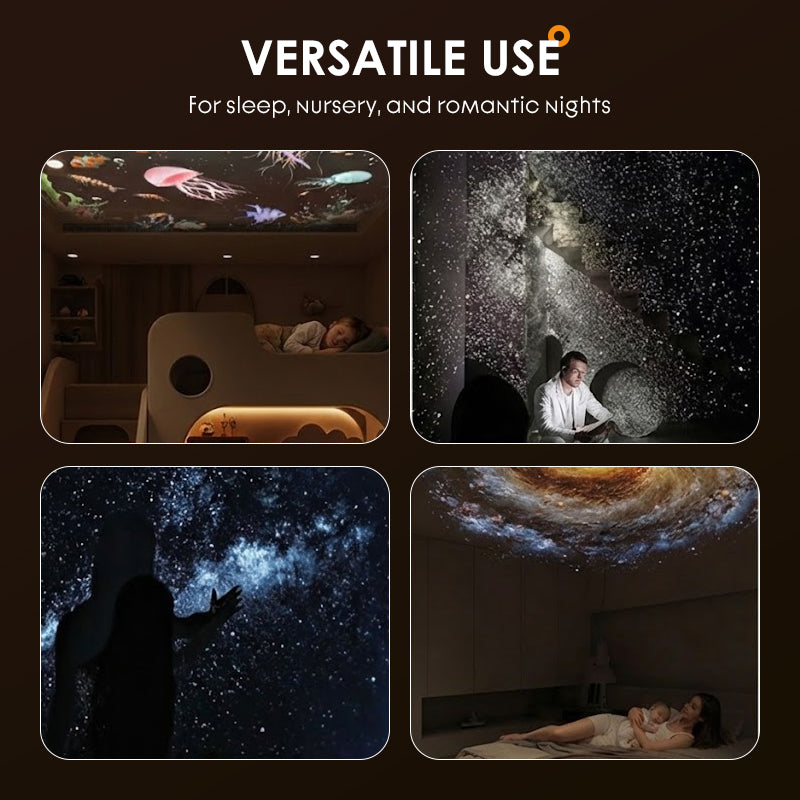 🔥 50% RABATT 🌌 2-i-1 Stjärnhimmelsprojektor & Nattlampa ✨ Förvandla rummet till en magisk stjärnhimmel och skapa en lugn kvällsmiljö 🛌