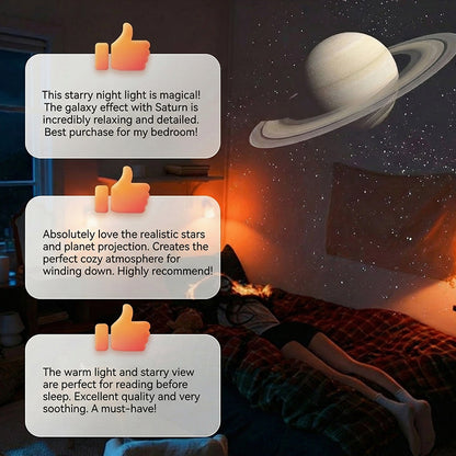 🔥 50% RABATT 🌌 2-i-1 Stjärnhimmelsprojektor & Nattlampa ✨ Förvandla rummet till en magisk stjärnhimmel och skapa en lugn kvällsmiljö 🛌
