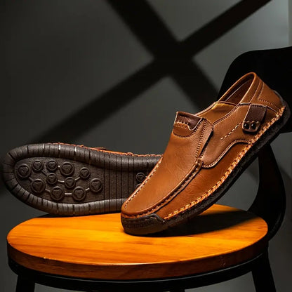 🧱 Comfort per tutto il giorno | Scarpe classiche da uomo in pelle di vitello 👞【-50%】