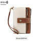 Portafoglio da donna in pelle con blocco RFID