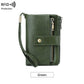 Portafoglio da donna in pelle con blocco RFID