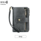 Portafoglio da donna in pelle con blocco RFID
