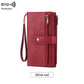 Portafoglio da donna in pelle con blocco RFID