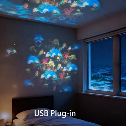 🔥 50% RABATT 🌊✨ Magisk Projektorlampa – förvandla väggar och tak till en drömlik undervattensvärld 🐠 Skapa en avkopplande och stämningsfull atmosfär hemma
