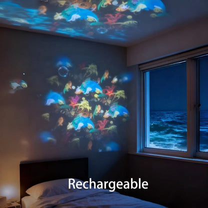 🔥 50% RABATT 🌊✨ Magisk Projektorlampa – förvandla väggar och tak till en drömlik undervattensvärld 🐠 Skapa en avkopplande och stämningsfull atmosfär hemma