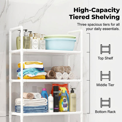 🚽✨ 61% RABATT! 🎁Hyllan för badrum och tvättstuga – utan borrning🏡🌟Sustainable Essentials