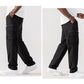 👖Pantaloni cargo casual da uomo, con molteplici tasche, vita regolabile e tessuto resistente 🏔️