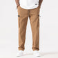 👖Pantaloni cargo casual da uomo, con molteplici tasche, vita regolabile e tessuto resistente 🏔️