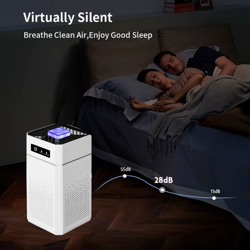 🔥 50% RABATT 🌬️ Luftrenare för hemmet ✨ Effektiv HEPA-filtrering som fångar damm, pollen & allergener – för renare och fräschare luft 🏡