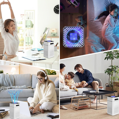 🔥 50% RABATT 🌬️ Luftrenare för hemmet ✨ Effektiv HEPA-filtrering som fångar damm, pollen & allergener – för renare och fräschare luft 🏡