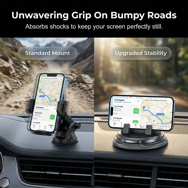 🔥 50% rabatt 🚗 360° roterande mobilhållare för bilen – stabil, stilren & perfekt för handsfree-körning 📱✨