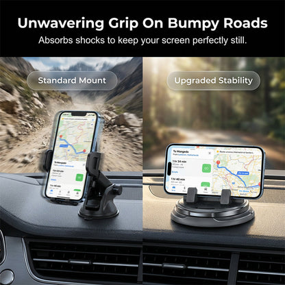 🔥 50% rabatt 🚗 360° roterande mobilhållare för bilen – stabil, stilren & perfekt för handsfree-körning 📱✨
