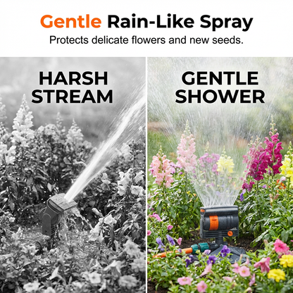 🔥 50% RABATT 💧 Roterande trädgårdssprinkler med bred täckning 🌿 Håll gräsmattan grön och frodig med minimal ansträngning 🏡