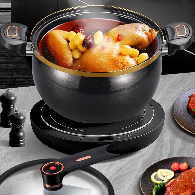 🍲 50% RABATT NU! 🔥 Emaljerad Tryckminipanna med Non-stick – Spara Tid i Köket – 8L Stor Kapacitet – Perfekt för Soppor, Grytor & Ångning – Snabb & Jämn Värmefördelning 🥘