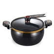 🍲 50% RABATT NU! 🔥 Emaljerad Tryckminipanna med Non-stick – Spara Tid i Köket – 8L Stor Kapacitet – Perfekt för Soppor, Grytor & Ångning – Snabb & Jämn Värmefördelning 🥘