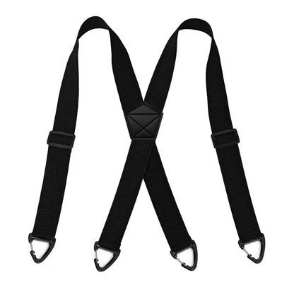 🔥 50% RABATT 👔 Hängslen för män med hakefäste ✨ X-formad rygg för stabil passform, komfort och klassisk stil hela dagen