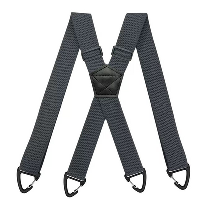 🔥 50% RABATT 👔 Hängslen för män med hakefäste ✨ X-formad rygg för stabil passform, komfort och klassisk stil hela dagen