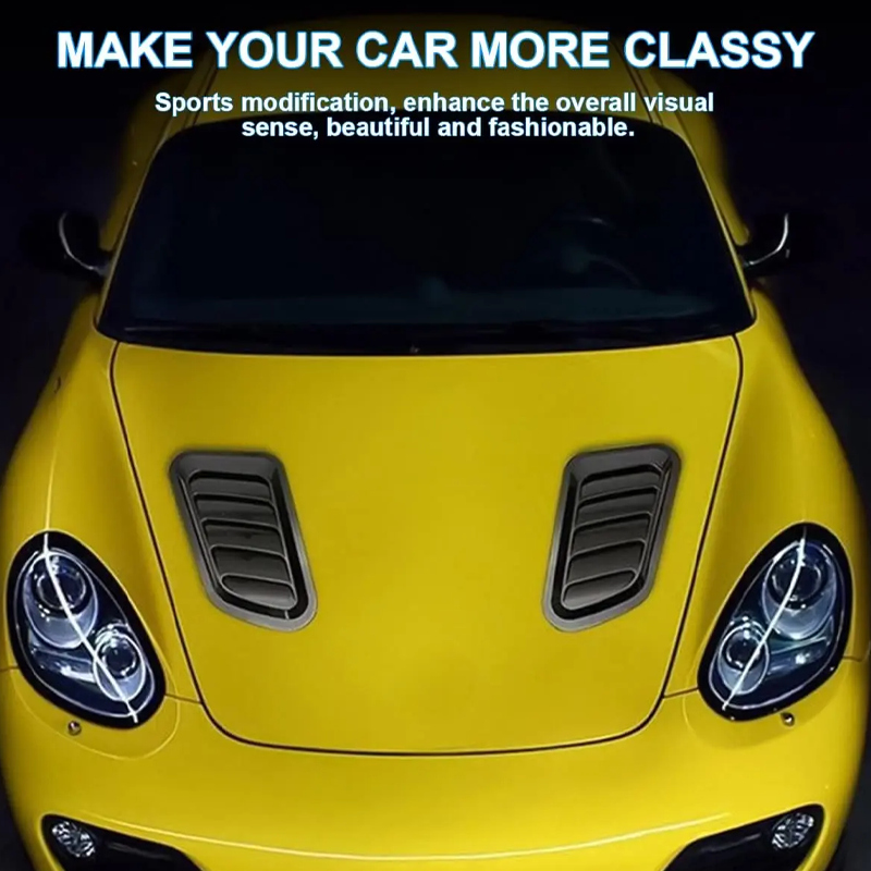 🔥 -50% NUR HEUTE! Sportliche Motorhauben-Lüftungsschlitz-Deko – Verleihe deinem Auto echten Racing-Look 🚗💨