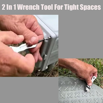 💥 Zum halben Preis! Tragbarer Mini-Schraubenschlüssel – passt sich automatisch jeder Größe an ⚡