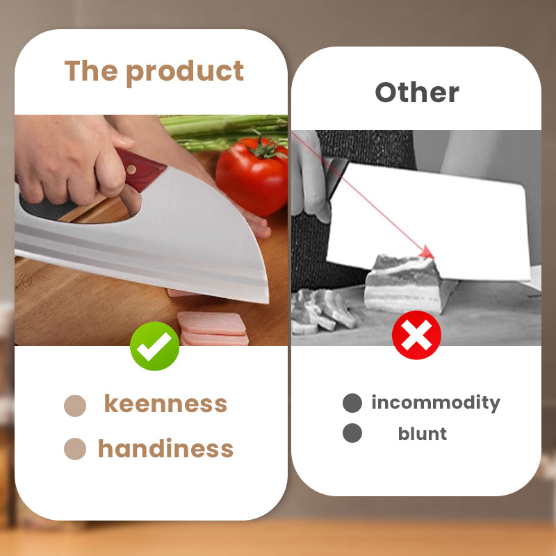 🔥 HALVA PRISET 🍅🔪 Ergonomisk premiumkniv ✨ Perfekt balans, säkert grepp och enkel hantering för vardagens matlagning