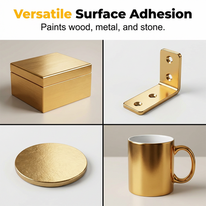 ✨ LIMITED DEAL: 50% RABATT 💥 Vattenbaserad guldfärg för alla ytor 🎨 väderbeständig, slitstark & hög täckning 💫