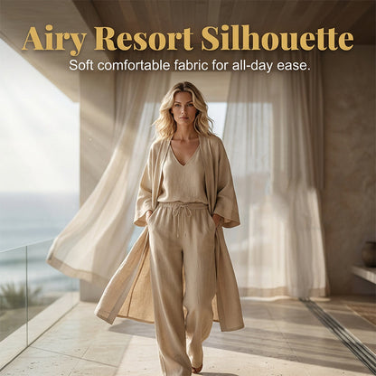 💥 50% RABATT 🌿 „Pure Serenity“ 3-Teiler Lounge-Set ☁️ ultra bequem, leicht & elegant entspannte Silhouette ✨