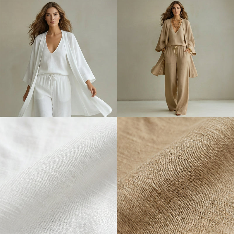 💥 50% RABATT 🌿 „Pure Serenity“ 3-Teiler Lounge-Set ☁️ ultra bequem, leicht & elegant entspannte Silhouette ✨