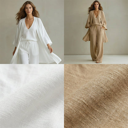 💥 50% RABATT 🌿 „Pure Serenity“ 3-Teiler Lounge-Set ☁️ ultra bequem, leicht & elegant entspannte Silhouette ✨