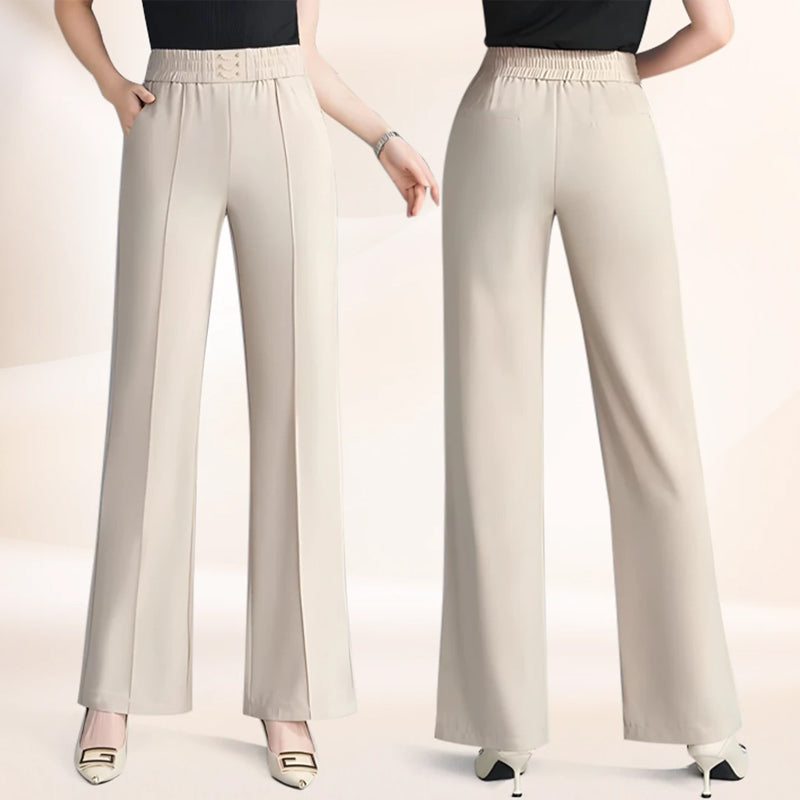💎  -50% PREMIUM DEAL Elegante High-Waist Wide-Leg Hose für Damen – edler Stoff, schlank machender Schnitt & zeitlos chic 👖✨