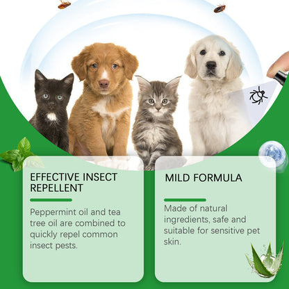 💥 MEGA DEAL: KAUF 2, ERHALTE 1 GRATIS 🎁 Natürlicher Lopp- & Fästingspray 🐶🐱 schützt effektiv & schonend 🌿