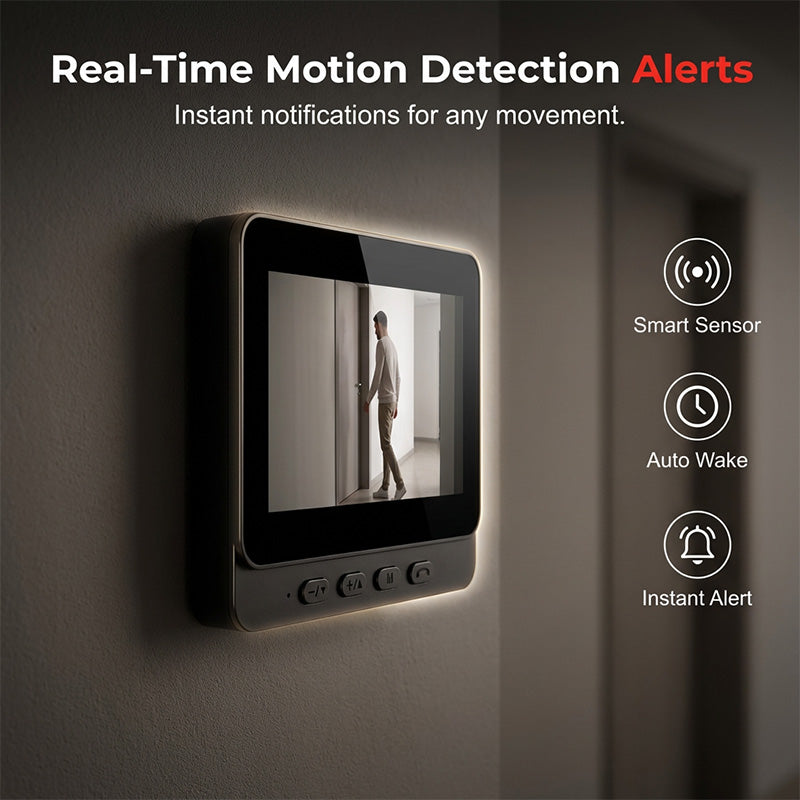 🔥 50% RABATT – Smart Dörrklocka med 4,3" Display 🏠 Se vem som ringer i realtid & prata direkt via tvåvägskommunikation 💖