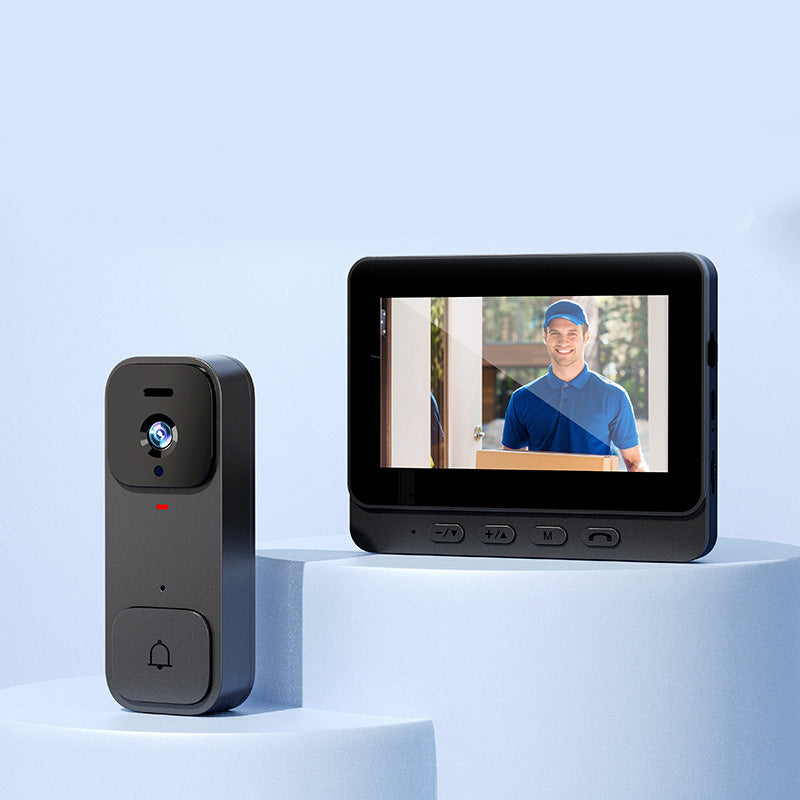 🔥 50% RABATT – Smart Dörrklocka med 4,3" Display 🏠 Se vem som ringer i realtid & prata direkt via tvåvägskommunikation 💖