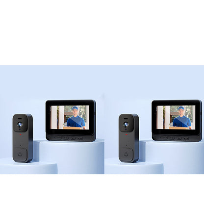 🔥 50% RABATT – Smart Dörrklocka med 4,3" Display 🏠 Se vem som ringer i realtid & prata direkt via tvåvägskommunikation 💖