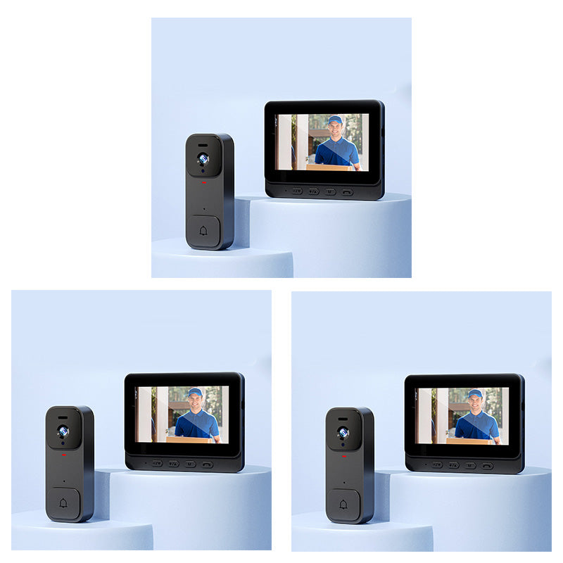 🔥 50% RABATT – Smart Dörrklocka med 4,3" Display 🏠 Se vem som ringer i realtid & prata direkt via tvåvägskommunikation 💖