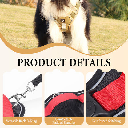 🐕🌿 50% RABATT 🔦 Bekväm dragfri hundsele med LED-ljus – designad för tryggare och lugnare promenader 💡