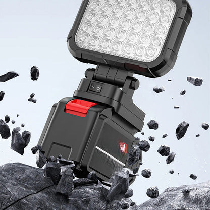 🌞🔧 FRÜHLINGS-DEAL: -50% 💥 180° drehbare LED-Arbeitsleuchte – kabellos, robust & mit Powerbank (Dual-USB) 🔋 Perfekt für Werkstatt, Baustelle & Camping