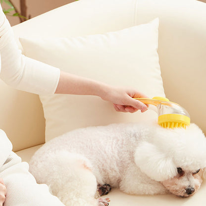 🔥 KÖP 1, FÅ 1 GRATIS 🐶 Husdjurs-badborste med långt handtag & inbyggd schampodispenser ✨ Skonsam, effektiv & perfekt för enkel pälsvård hemma 🛁