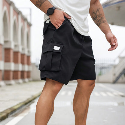 💥 50% RABATT NU! 🩳 Herrshorts med smarta fickor & justerbar midja ✨ Lätt, luftig & redo för familjeutflykter & friluftsliv 🌿