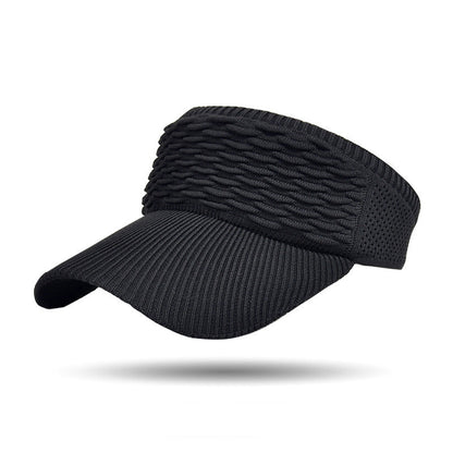 🔥 KÖP 1 FÅ 1 GRATIS 🧢 Andningsbar stickad solvisir för kvinnor ☀️ UV-skydd, sval komfort & perfekt för sommarens alla aktiviteter 🎾✨