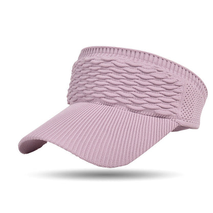 🔥 KÖP 1 FÅ 1 GRATIS 🧢 Andningsbar stickad solvisir för kvinnor ☀️ UV-skydd, sval komfort & perfekt för sommarens alla aktiviteter 🎾✨