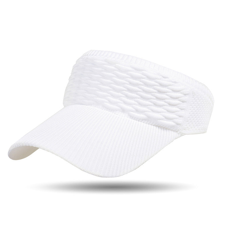 🔥 KÖP 1 FÅ 1 GRATIS 🧢 Andningsbar stickad solvisir för kvinnor ☀️ UV-skydd, sval komfort & perfekt för sommarens alla aktiviteter 🎾✨