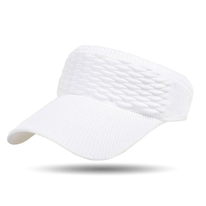 🔥 KÖP 1 FÅ 1 GRATIS 🧢 Andningsbar stickad solvisir för kvinnor ☀️ UV-skydd, sval komfort & perfekt för sommarens alla aktiviteter 🎾✨