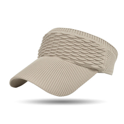 🔥 KÖP 1 FÅ 1 GRATIS 🧢 Andningsbar stickad solvisir för kvinnor ☀️ UV-skydd, sval komfort & perfekt för sommarens alla aktiviteter 🎾✨