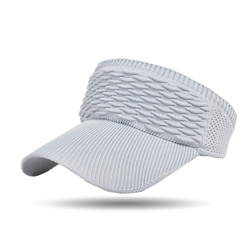 🔥 KÖP 1 FÅ 1 GRATIS 🧢 Andningsbar stickad solvisir för kvinnor ☀️ UV-skydd, sval komfort & perfekt för sommarens alla aktiviteter 🎾✨