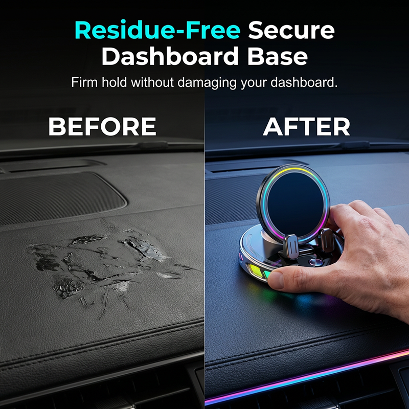 🌟 BÄSTSÄLJARE 🔥 50% RABATT 🚗 RGB Bilhållare med Trådlös Laddning – säker, smart & perfekt för daglig pendling ⚡