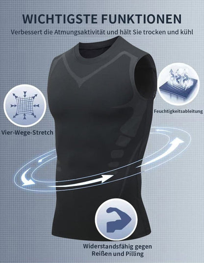 🔥 50% RABATT NU! 💪 Ionic Shaping Väst – Slätare silhuett, sval komfort & osynlig under kläder ✨