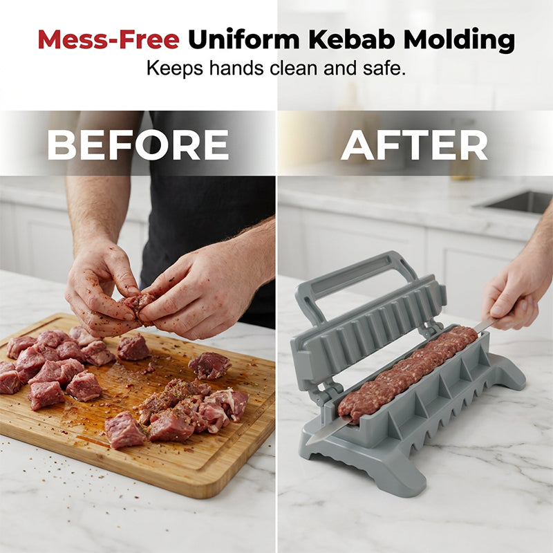 ⚡️Kebab-Maker: Perfekt formade spettar utan att de fastnar och utan tidsspill 🥩