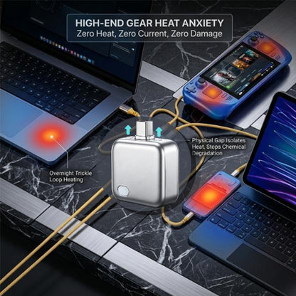 ⚡🌞 50% RABATT Vårkampanj 🔥 140W supersnabb GaN-laddare med AI-skydd – intelligent batteriskydd & automatisk avstängning ✨