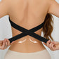 Reggiseno donna senza ferretto, senza spalline, antiscivolo con chiusura laterale a incrocio