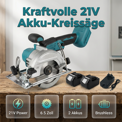 🔥 50% RABATT IDAG 🛠️ Höghastighets sladdlös cirkelsåg ⚡ Kraftfull borstlös motor, dubbla batterier & professionell prestanda 🔋